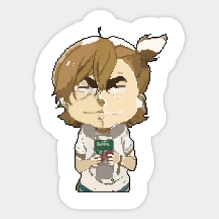 Barakamon Anime Naru Kotoishi Meme Face Sticker